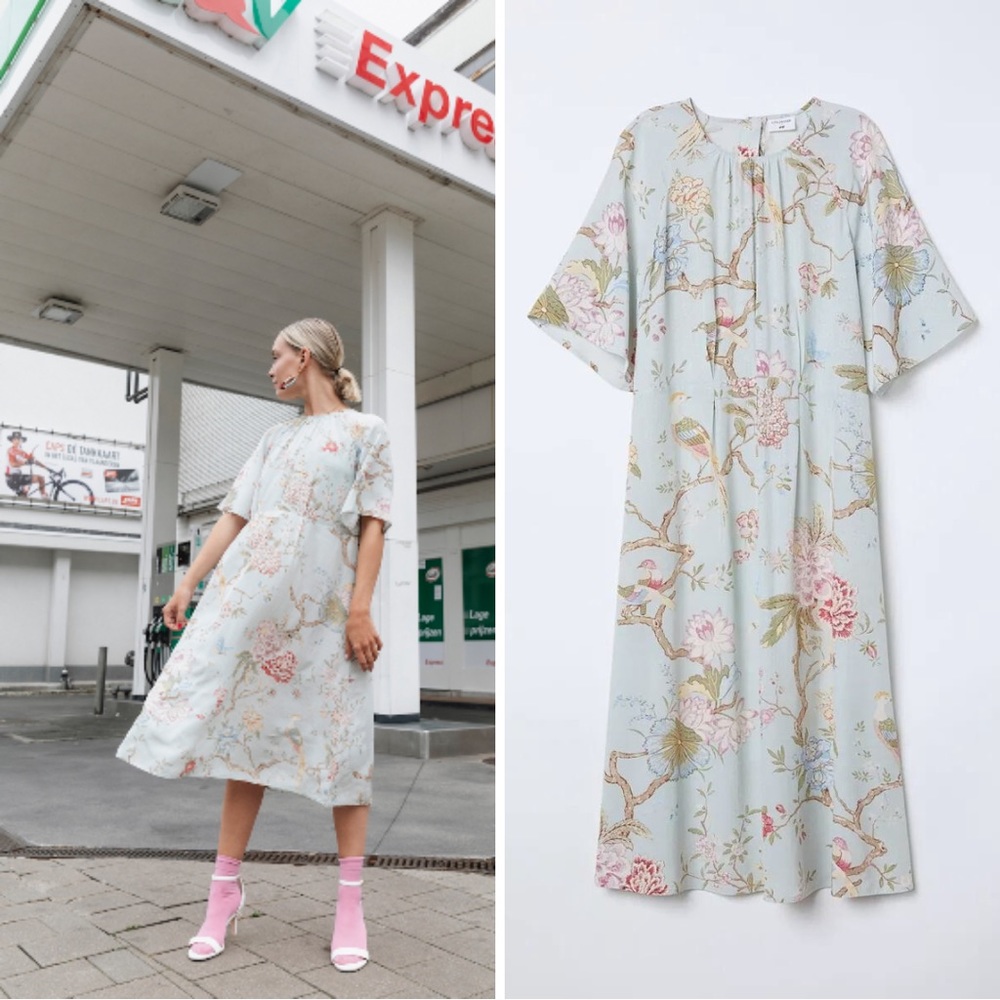 GP & J Baker X H&M floral print midi Dress 🌸